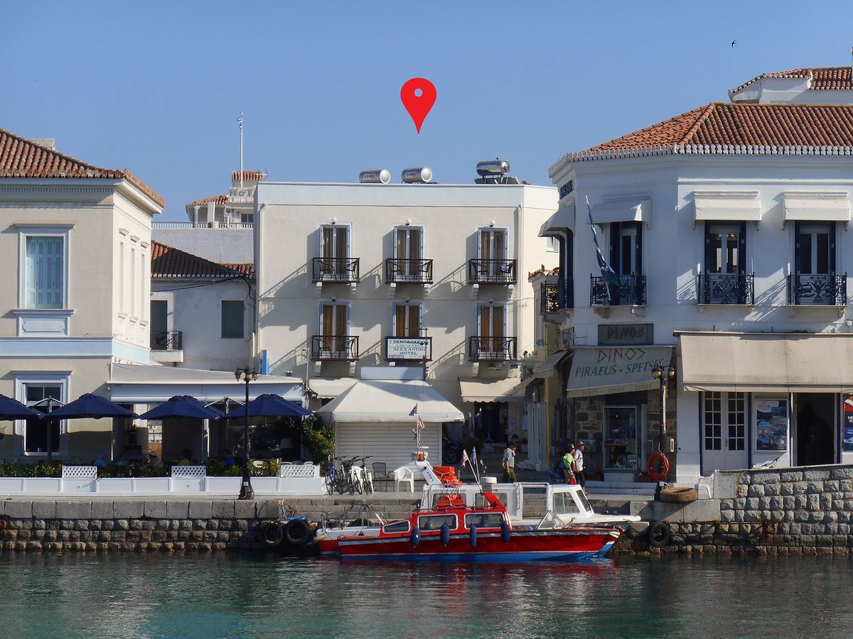Alexandris Hotel Spétses Exteriör bild